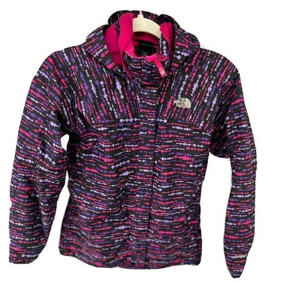 The North Face Girls Large 14 16 Jacket Coat Resolve Dryvent Hooded - Picture 1 of 12